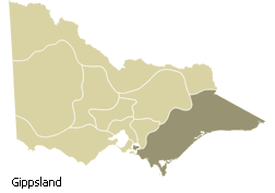 Gippsland region of Victoria