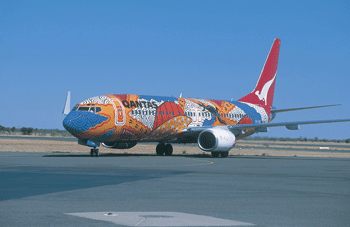 Qantas in Alice Springs